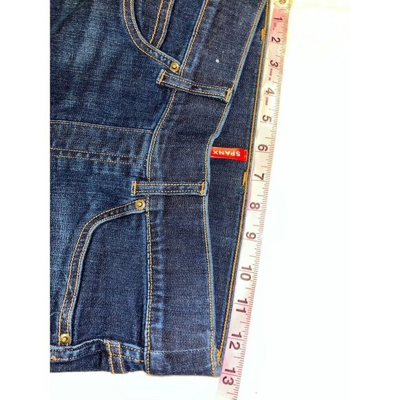 Spanx Womens High Rise Skinny Ankle Denim Jeans Dark Wash Size XS Cotton Stretch - Picture 6 of 11